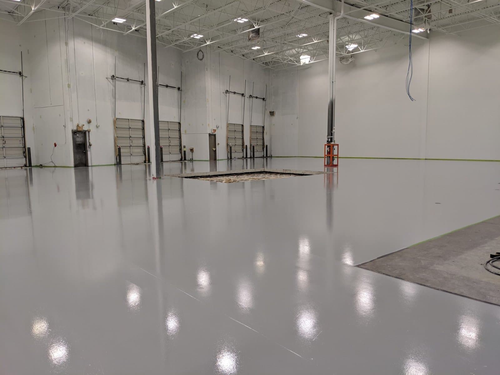 Polyaspartic over Industrial Epoxy