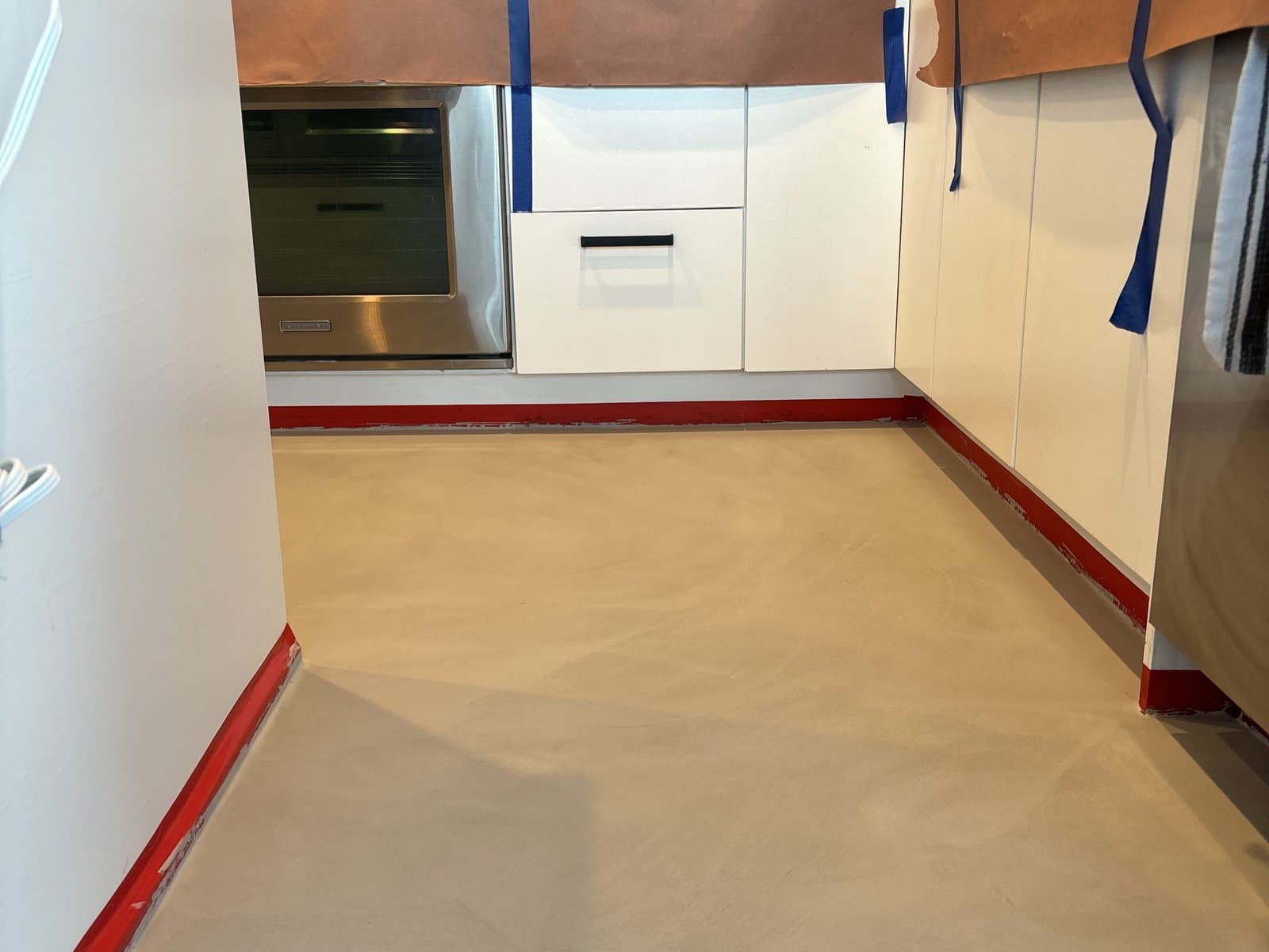 Coloured Microcement Finish